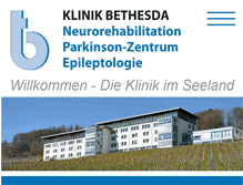 Tablet Screenshot of klinik-bethesda.ch